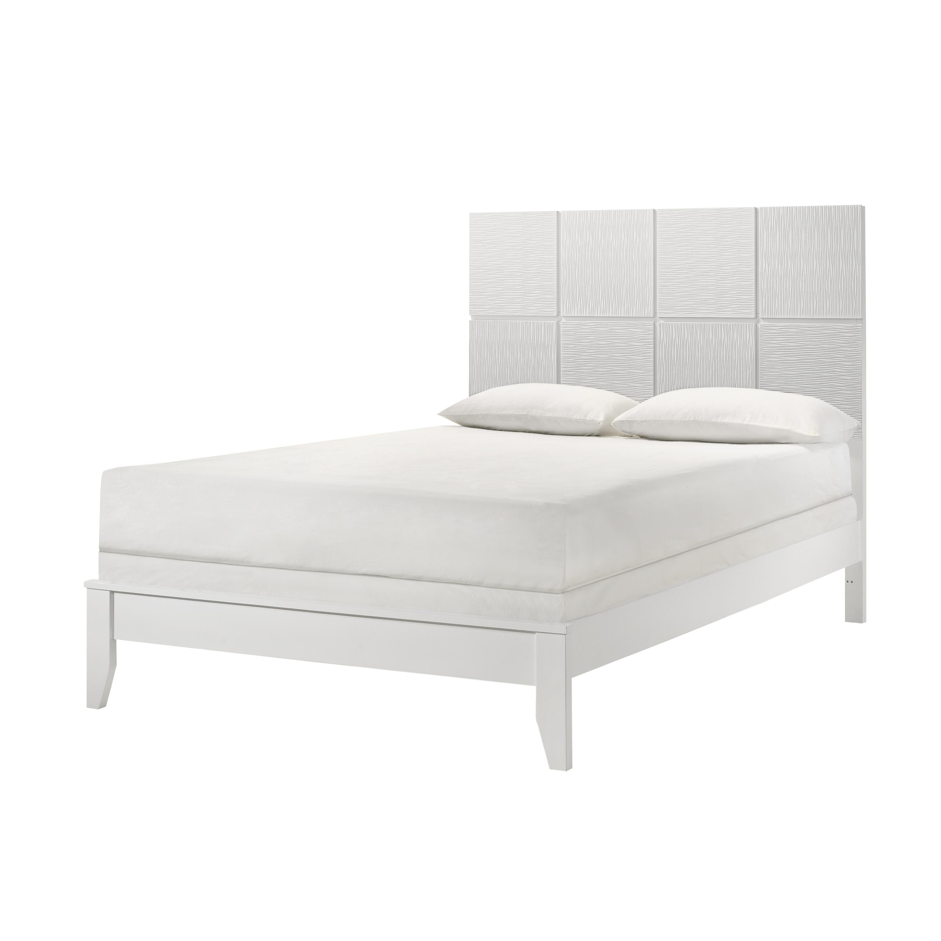 Crown Mark Denker B4712-Q Queen Bed - White IMAGE 1